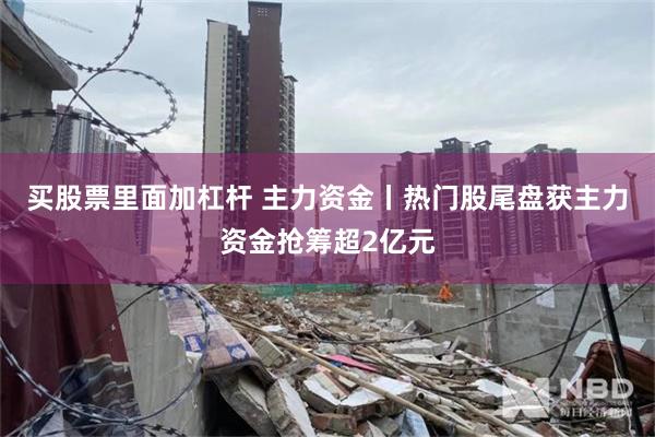 买股票里面加杠杆 主力资金丨热门股尾盘获主力资金抢筹超2亿元